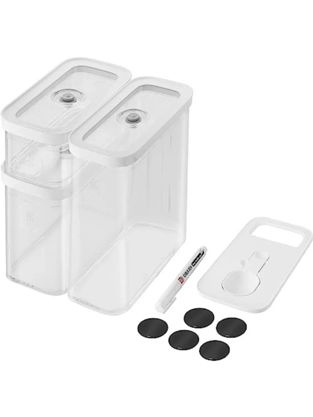 ZWILLING Fresh & Save CUBE M Containers 5‑Piece Set BPA‑Free Pantry Storage New